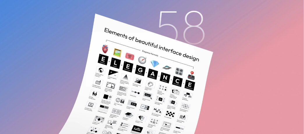 58 “Elegant Formula” Secrets for Top-Notch User Interface Design