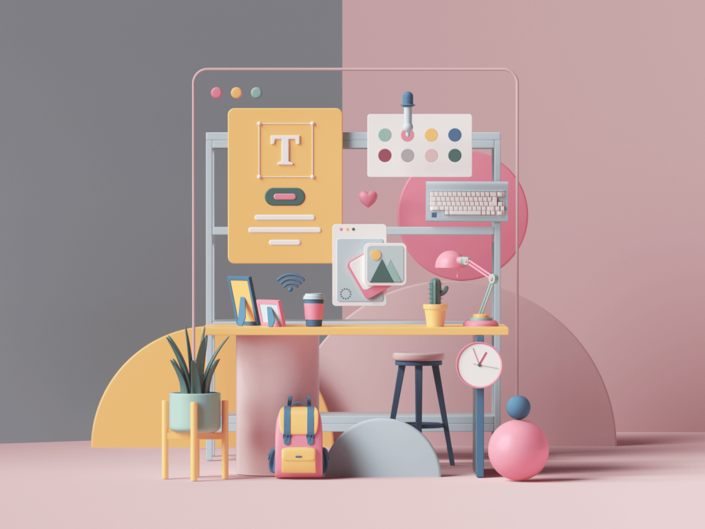 3D UI/UX Design