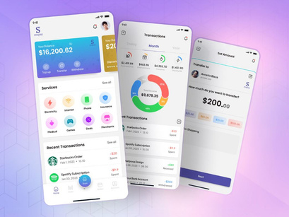 e-Wallet UI/UX Design